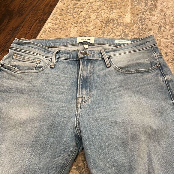 Frame l’Homme Athletic jeans size 32 / 30 in EUC light wash - Picture 2 of 10